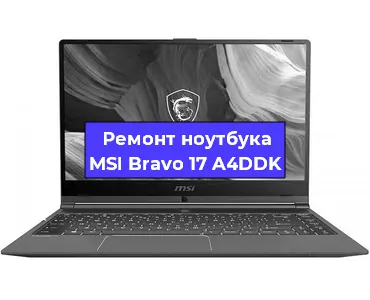 Замена кулера на ноутбуке MSI Bravo 17 A4DDK в Новосибирске